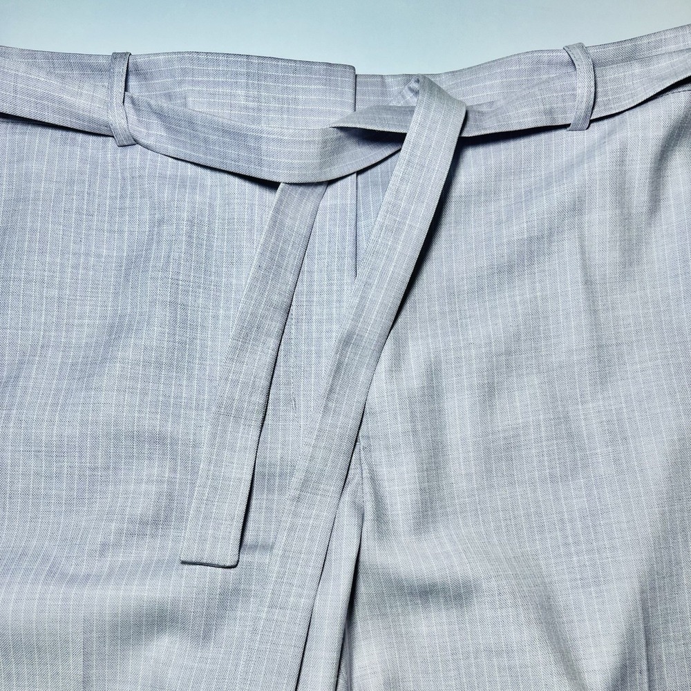 DKNY Dress Pants Women Size 14 Lavender Pinstripe - Straight Leg Office Preppy